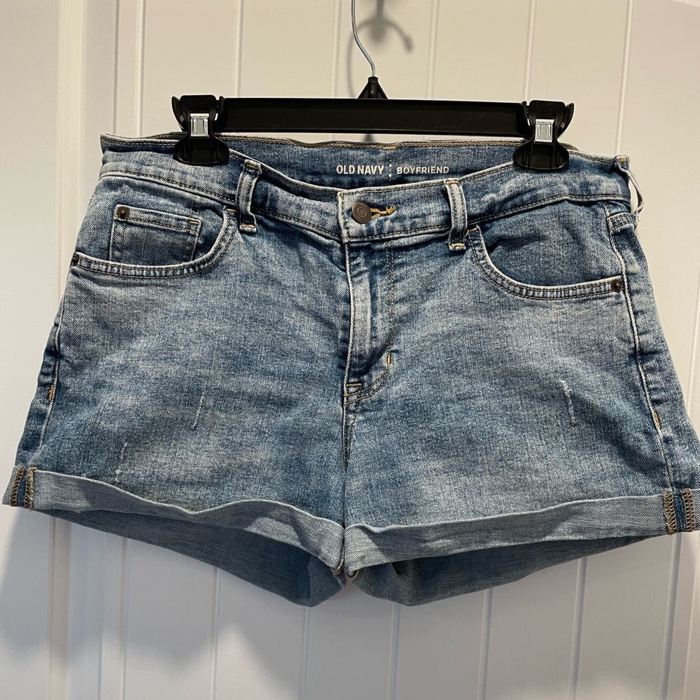Old Navy, boyfriend jean shorts